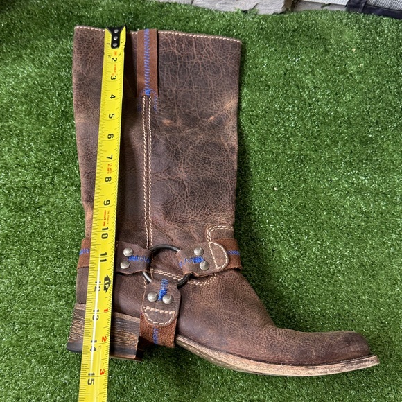 Oak Tree Farms Mid Calf Leather Square Toe Womens Cowgirl Boots - Picture 13 of 13